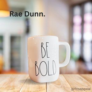 Collectible Rae Dunn 'BE BOLD' Coffee Mug
